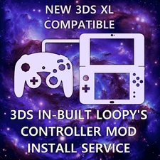 Loopy's Controller Mod Upgrade INSTALL SERVICE For Nintendo New 3DS XL, 2DS XL