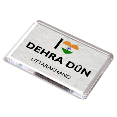 KÜHLSCHRANKMAGNET - I Love Dehra Dun, Uttarakhand - Indien