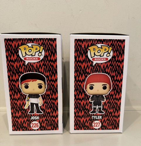 Twenty One Pilots Funko POP! Set! #226 Josh & #227 Tyler NEW! **VAULTED** - Picture 7 of 9