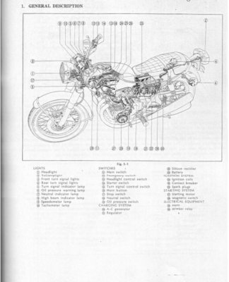 1972-1977 Honda CB350F CB400F Service Manual PDF on USB Drive 113