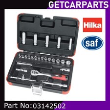 Image of Hilka 25 piece 1/4-inch Drive Socket Set - Part 03142502