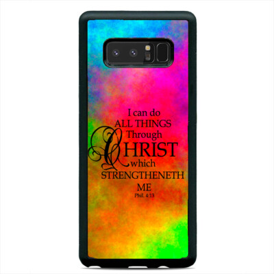 All Things Through Christ Case Cover Samsung Galaxy Note 20 Ultra 10 Plus 9 8