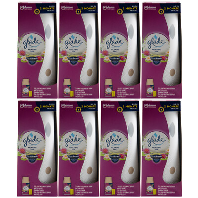 glade Automatic Spray RELAXING ZEN 8 x 269ml Raumspray Starter Set mit Gerät