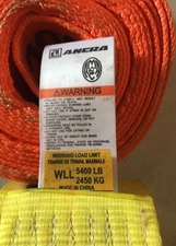 Winch Straps for sale.