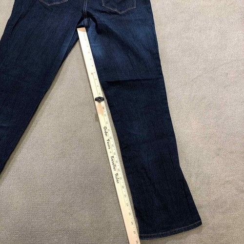 Sonoma Damenjeans 10 mittelgroßer Anstieg kurvig dünn blau dunkel gewaschen - Bild 8 von 10