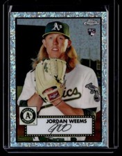 2021 Topps Chrome Anniversary Mini Diamond Refractor Jordan Weems RC 38/70