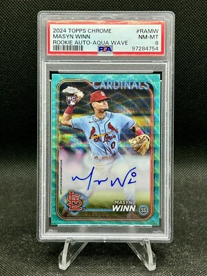 2024 Topps Chrome - Rookie Autographs Aqua Wave Refractor #RA-MW 