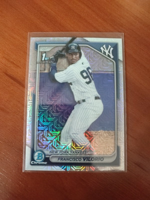 2024 Bowman Chrome Mega Box Mojo 1st Francisco Vilorio
