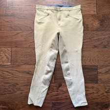 TuffRider Men’s Full Seat Breeches Light Tan 36 Equestrian Riding Pants