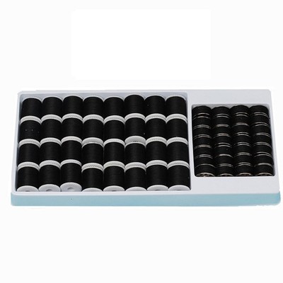 Sewing Thread, Black, Size 403S, For Mini Home Sewing Machines, 60 Sets, 32 Upp_