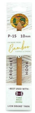 Lion Brand Bamboo Crochet Hook - Size P - 100...