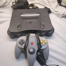 Nintendo 64 Console With Leads And Official Controller