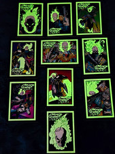 1992 Ghost Rider Complete Set 1-80 + G1-G10 Glow In The Dark EX/MT - 1 Owner!