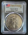 2019 Silver Eagle PCGS MS70 FIRST STRIKE! Beautiful Coin!
