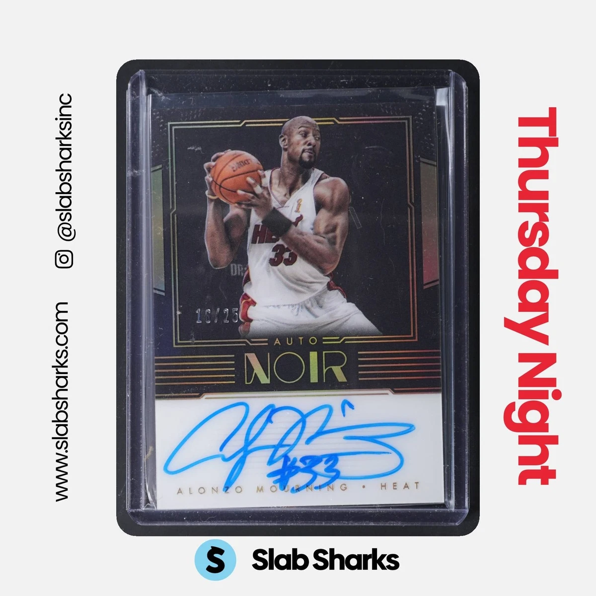 その他 Alonzo Mourning Auto psa9 panini Alonzo Mourning Basketball Autographed Sports Trading Cards