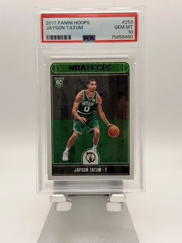 PSA 10 💎 2017-18 Panini NBA Hoops (RC) Jayson Tatum Rookie #253 Boston Celtics