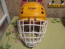 COOPER SK600 YELLOW HOCKEY HELMET