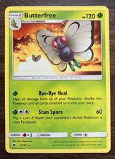 Butterfree 3/147 - 2017 Pokemon Burning Shadows Rare Card - CLEAN NM