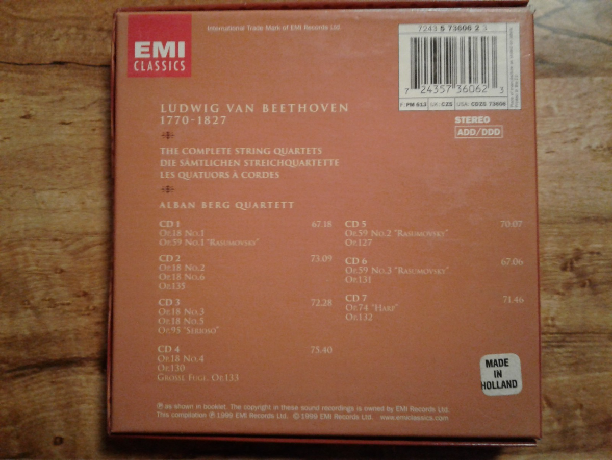 Alban Berg Quartett - Beethoven: The Complete S - Alban Berg