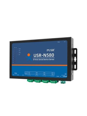 8 Ports MQTT Modbus Gateway Support SSL/TLS Edge Computing RS485 Serial to et...