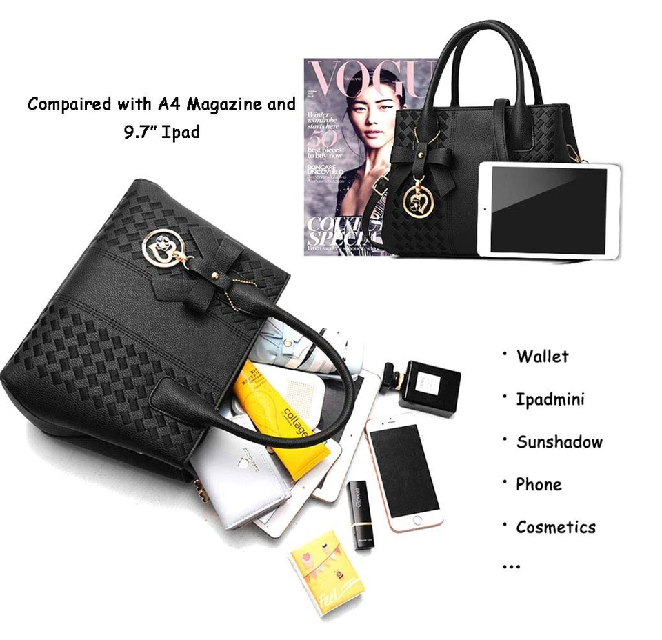 Bolso Mujer Carteras De Mujer Moda Cuero Bolsos Monederos Marca Para Damas Cuero Foto 4 de 4