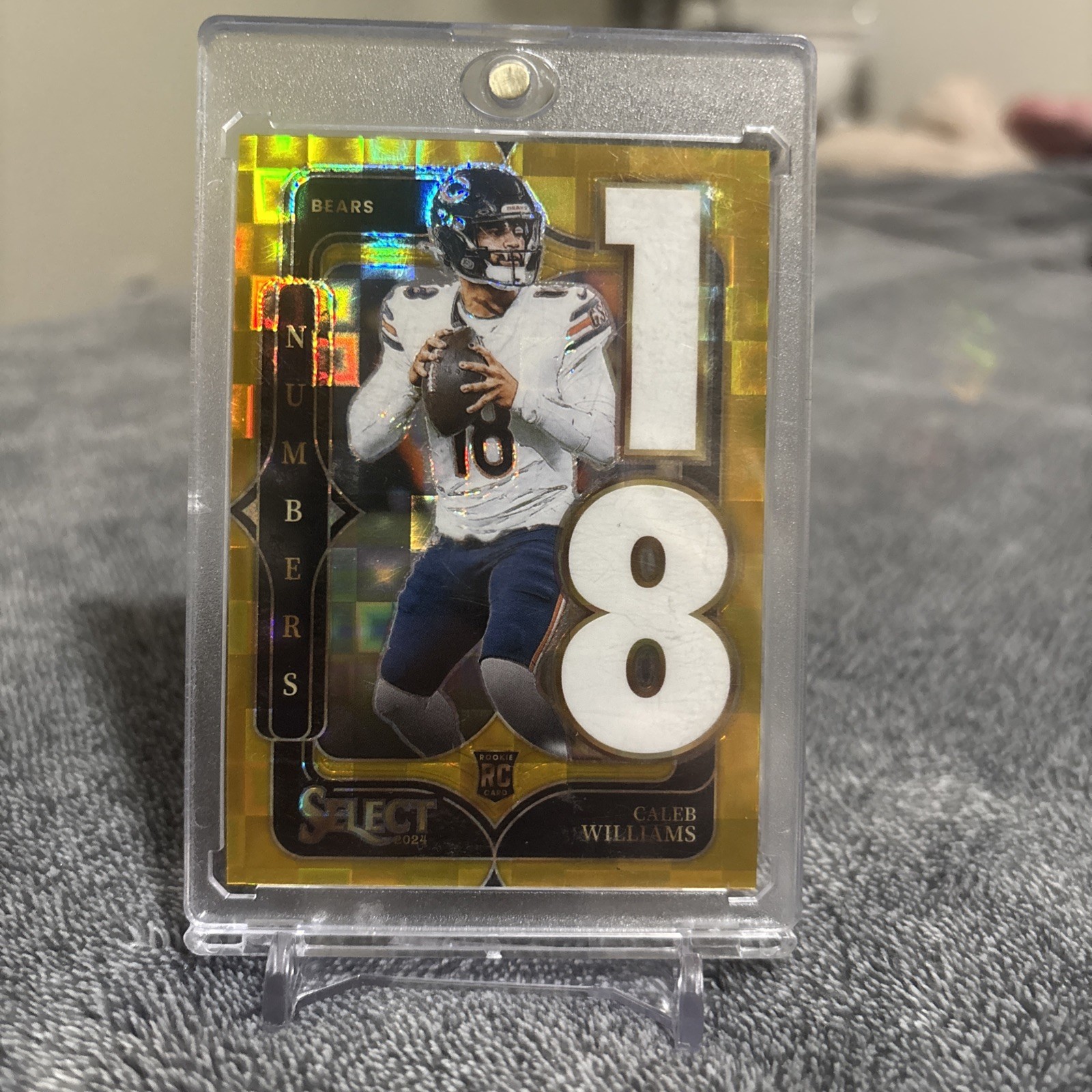 2024 Panini Select Numbers Gold Pandora Caleb Williams /10 Rc True Gold 🚨🔥🚨🔥