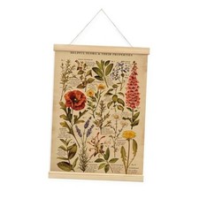 CFFJLHN Vintage Floral Botanical Wall Art Decor, Antique Flower Canvas Christ-2