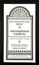1990s Wisconsin Dells WI Cheesecake Factory International Menu Travel Brochure