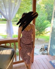 Summer Split Thigh Lace Up Dress