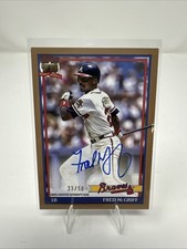 2026 Topps Series 1 Fred Mcgriff  - 91- AU-  /50 gold Border on card Auto Braves