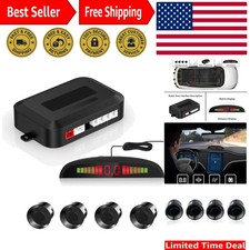 Car Auto Vehicle Reverse Backup Radar System with 4 Parking Sensors Distance ...