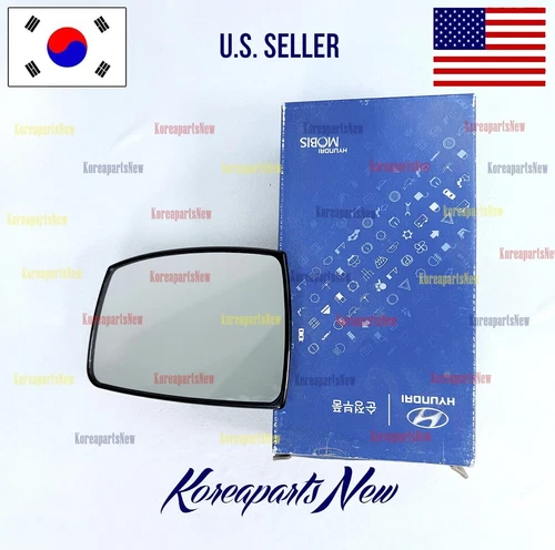 Mirror GLASS Holder Left DRIVER Side W/O HTD ⭐GENUINE⭐ Hyundai Tiburon 2003-2004