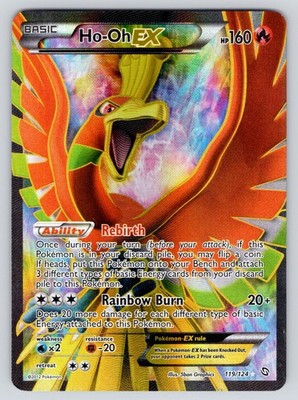 MP Ho-Oh Ex (119 Full Art) 119/124 Dragons Exalted Holo