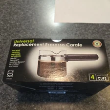 New Universal 4-Cup Replacement Carafe for Espresso Cappuccino Model EXP100