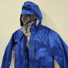 REI Boy's Blue Rain Jacket Size S 8 