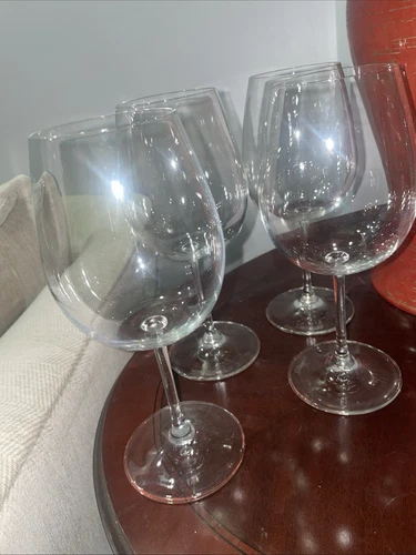 SET (4) VINTAGE Marquis by WATERFORD FULL BODY RED WINE 20oz CRYSTAL GLASS 8 3/4