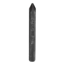PH2 Magnetic Phillips Screwdriver Bit 5/16" Hex Shank 80mm Length S2, Black
