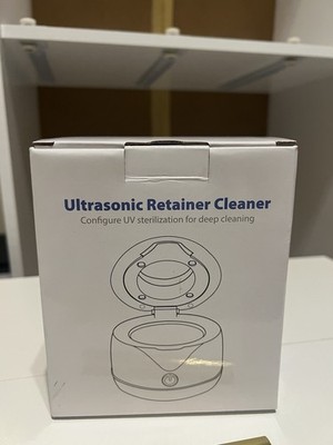 Ultrasonic Retainer Cleaner - UV Dental Cleaning Pod Night Guard Cleaner for ...