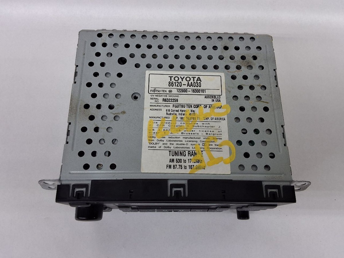 99 Toyota Camry CD Cassette Radio Receiver 2din 86120AA030 for