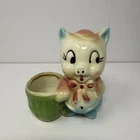 Vintage Shawnee Pottery Pig Ceramic Planter 4.75" Anthropomorphic