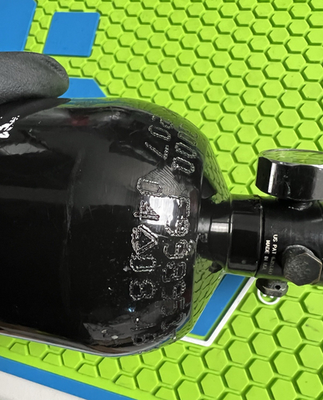 Bouteille Air HPA Carbone Nitro Duck 68ci 4500psi + Tuf Skin Et Angel Lok-Soks