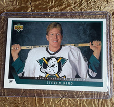 Upper Deck 1993-94 Steven King #24 Mighty Ducks of Anaheim NHL Hockey Card