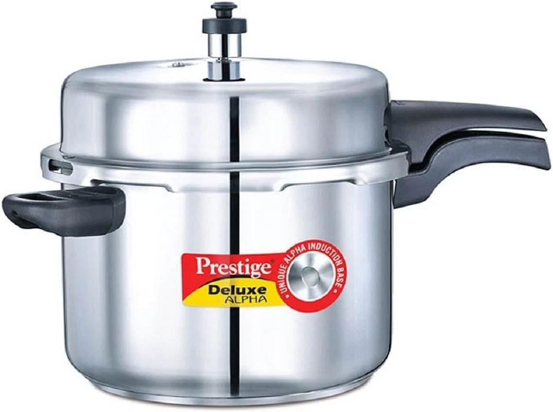 Prestige Deluxe Alpha Stainless Steel Pressure Cooker with Different Sizes
Opens in a new window or