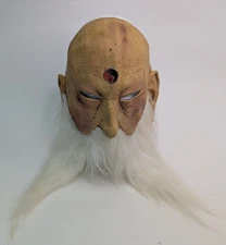 Vintage 2002/2006 Paper Magic Group Sensei Kung Fu Beard Latex Mask Yin Yang PMG