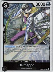 Helmeppo EB04-047 Rare Foil Adventure on Kami's Island One Piece TCG