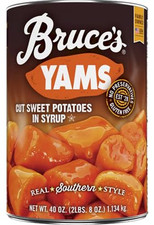 Yams Cut Sweet Potatoes in Syrup 1 Can, 40 Oz. 
