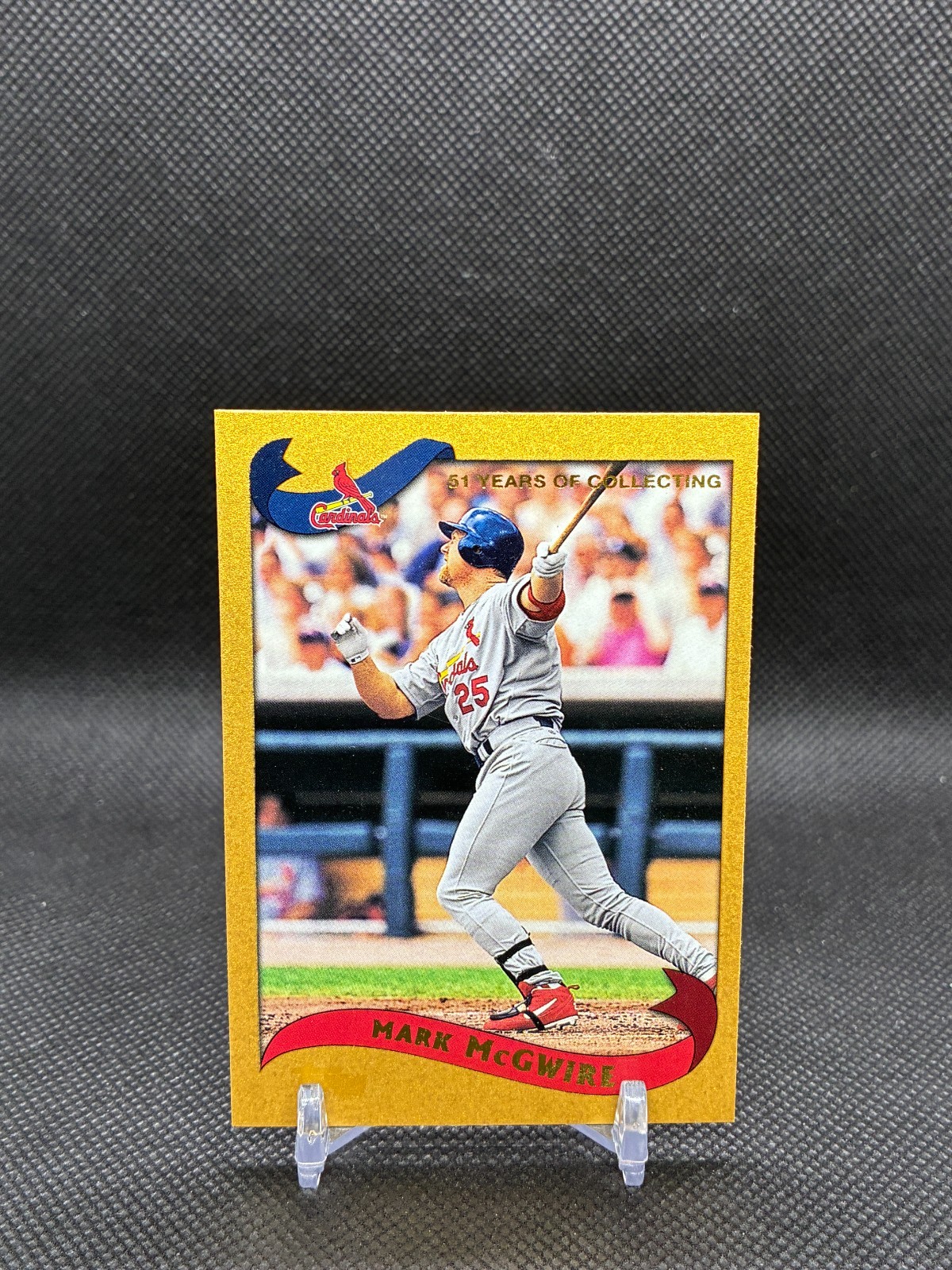 Mark McGwire 2002 Topps #600 Gold Border 0583/2002 St. Louis Cardinals