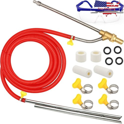 #ad Pressure Washer Sandblasting Kit 3m Hose 16inch Wand Nozzles Goggles 5000PSI New $46.55