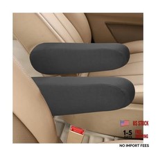 2 PCS Car Front Seat Armrest Covers, Comfortable Front Seat Armrest Gray