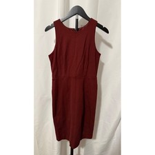 Ann Taylor Petite Burgundy Sleeveless Sheath Dress Size 4P NWT 21812804